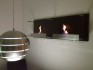 Impressive fireplace with 2 burners
