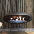 Hein & Haugaard ceiling hanging fireplace