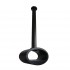 Toronto Black two-sided ceiling mounted bioethanol fireplace