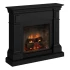 Magna Black Electric Fireplace