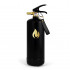 Nordic Flame Fire Extinguisher 2 kg - Black with Gold Emblem