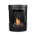 Oregon - Wall-mounted bioethanol wood-burner style fireplace