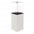 Outdoor gas fireplace