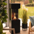Planika Arcticon Black - Free-standing remote controlled Burning Ethanol Vapors bioethanol fireplace