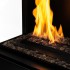 Planika Arcticon Black - Free-standing remote controlled Burning Ethanol Vapors bioethanol fireplace