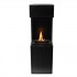 Planika Arcticon Black - Free-standing remote controlled Burning Ethanol Vapors bioethanol fireplace