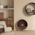 Planika Bubble Floor automatic free-standing bioethanol fireplace