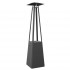 Outdoor patio heater for gas