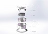 Round burner 5 Liter