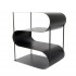 S-shaped Firewood Holder in black steel