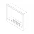 1-Sided Built-in Bioethanol Fireplace Insert