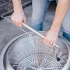 Solo Stove's Yukon fire pit handle in stainless steel