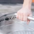Solo Stove's Yukon fire pit handle in stainless steel