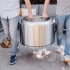 Solo Stove's Yukon fire pit handle in stainless steel