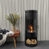 Washington - Black bioethanol wood-burning stove