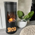 Washington - Black bioethanol wood-burning stove