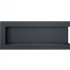 Corner bio fireplace of painted steel 120 cm