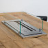 Steel frame with glass for 600 mm braender