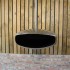 Hein and Haugaard UFO-60 Round-beamed, high-flame bio fireplace in steel