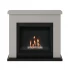 Frederikshavn Beige Bioethanol Fireplace in Soft, Neutral Tones