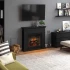  Larsen Black Electric Fireplace