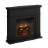  Larsen Black Electric Fireplace