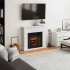 Larsen White Electric Fireplace