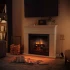  Larsen White Electric Fireplace