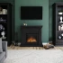  Magna Black Electric Fireplace