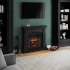  Magna Black Electric Fireplace