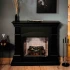  Magna Black Electric Fireplace