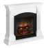 Magna White Electric Fireplace