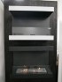 Dakota - Black three sided bioethanol fireplace 90 cm wide