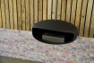 Black UFO-60 Hein & Haugaard handcrafted ceiling-mounted fireplace