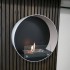 Delaware White - Round wallmounted bioethanol fireplace