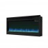 Electric built-in fireplace of 110 cm