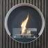 Delaware White - Round wallmounted bioethanol fireplace